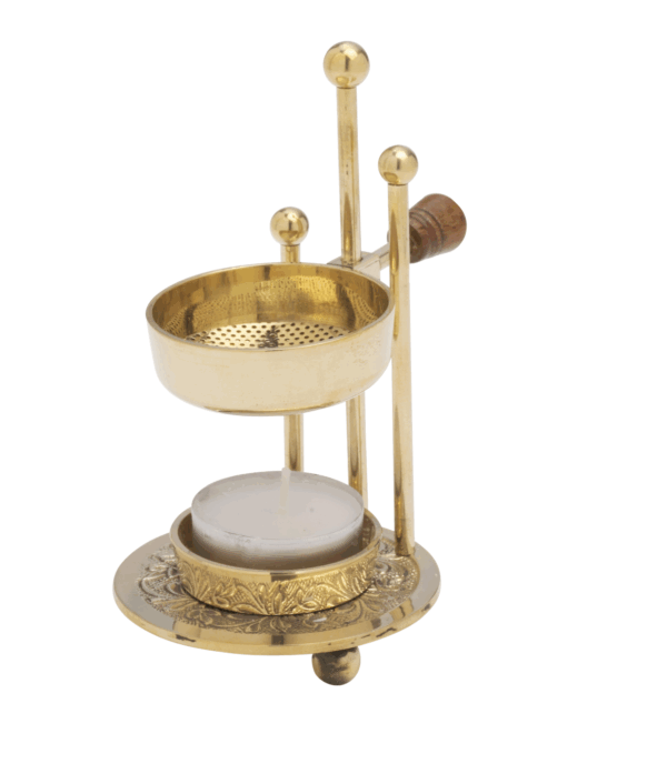 Tamjanica (kadilica) ‘Intuicija’ – elegantna zlatna za tamjan i bilje