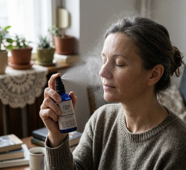 Prirodna njega kože – hidrolat stolisnika nanosi se raspršivanjem na čistu kožu.